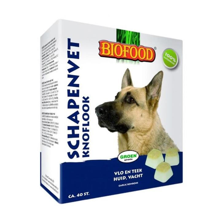 Biofood - Schapenvet met knoflook voor honden en katten, Dieren en Toebehoren, Honden-accessoires, Nieuw, Ophalen of Verzenden