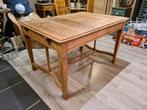 Oude eiken keukentafel, blank geschuurd, Antiek en Kunst, Ophalen