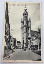 Oude postkaart 1950 Halle Basiliek en Grote Markt, Ophalen of Verzenden, 1940 tot 1960, Ongelopen, Vlaams-Brabant