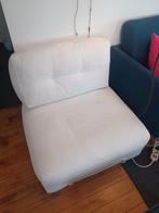 fauteuil tissu blanc, Utilisé, Enlèvement ou Envoi