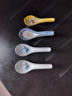 4 cuillères en porcelaine chinoise, Enlèvement ou Envoi