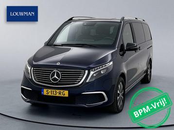 Mercedes-Benz EQV 300 L2 90 kWh 7-pers Taxi Goedkeuring Lede, Auto's, Automaat, Monovolume, Blauw, Te koop