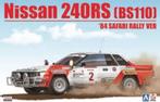 BEEMAX 24014 nissan 240RS (BS110) safari rally 1984 1/24, Hobby en Vrije tijd, Modelbouw | Auto's en Voertuigen, Overige merken