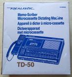 Dictaphone : Realistic TD-50, TV, Hi-fi & Vidéo, Enregistreurs audio, Magnétophone, Enlèvement ou Envoi