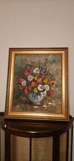 Tableau peinture fleurs
