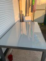 Tetras tafel met 4 stoelen (bieden mag van 200€), Ophalen, Zo goed als nieuw, Rechthoekig, Overige materialen