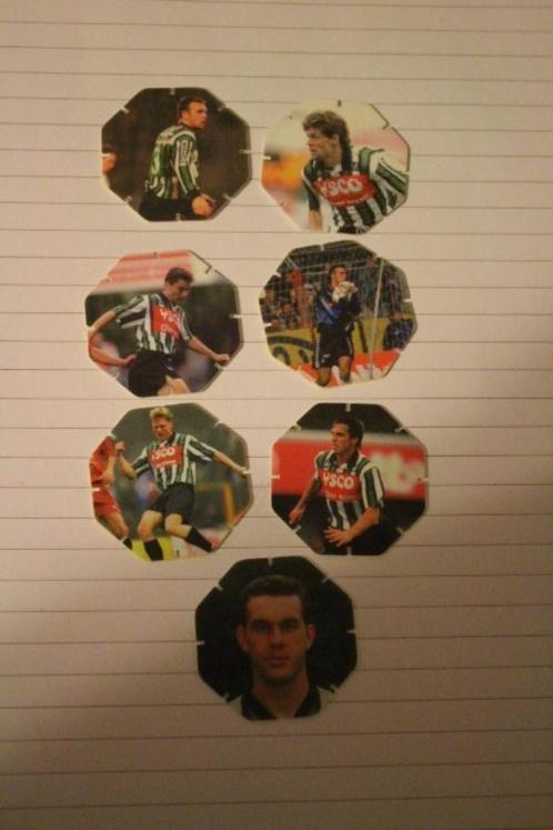 7x Flippo Cercle Brugge - Voetbal - jaren 90 - Flippos, Verzamelen, Flippo's, Losse flippo's, Ophalen of Verzenden