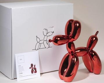 Balloon dog jeff koons - red-  beschikbaar voor biedingen