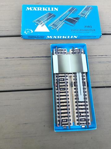 Marklin 7193, Enlèvement ou Envoi, Courant alternatif, Rails, Comme neuf