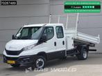 Iveco Daily 35C16 3.0L Kipper met Kist Dubbel Cabine Dubbell, Auto's, Bestelwagens en Lichte vracht, Stof, Gebruikt, Euro 6, 4 cilinders
