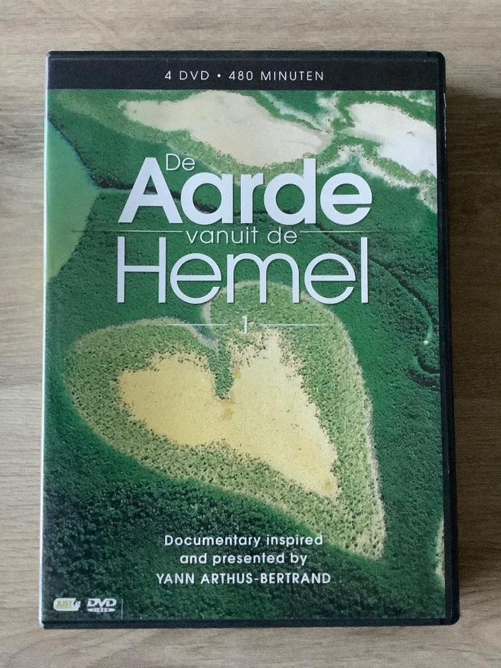 DVD Box De Aarde vanuit de hemel 1 ( 4DVD ), Cd's en Dvd's, Dvd's | Documentaire en Educatief, Zo goed als nieuw, Natuur, Boxset