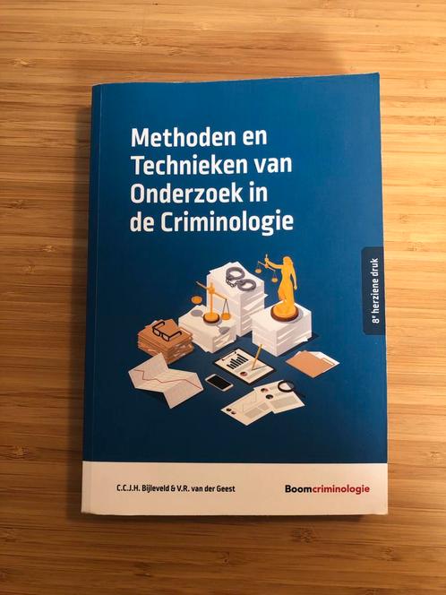 Methoden en technieken van onderzoek in de criminologie, Boeken, Studieboeken en Cursussen, Zo goed als nieuw, Ophalen