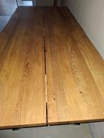 Eetkamertafel vol hout, Huis en Inrichting, Tafels | Eettafels, Ophalen, Eikenhout, 200 cm of meer, 50 tot 100 cm