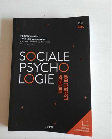 Sociale psychologie voor toegepaste psychologie 