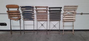 Assortiment bistro /  tuin stoeltjes beschikbaar voor biedingen