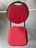 22 Rode Fluwelen Stoelen, Maison & Meubles, Chaises, Enlèvement, Utilisé, Rouge, Tissus