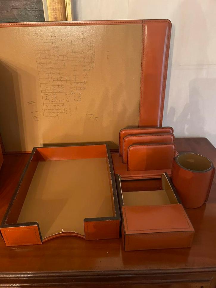 Luxe bureau set, Antiek en Kunst, Curiosa en Brocante, Ophalen