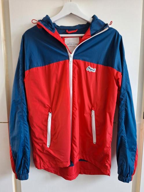 Jack & Jones jas, Kleding | Heren, Jassen | Zomer, Zo goed als nieuw, Maat 46 (S) of kleiner, Blauw, Ophalen of Verzenden