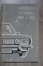 Chrysler 2 L 180/160 (1970-1980), Autos : Divers, Enlèvement ou Envoi