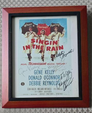 SINGIN IN THE RAIN FOTO - GETEKEND DOOR GENE KELLY EN ... beschikbaar voor biedingen