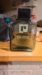 grote lege fles van Paco Rabanne- 5€ - H 24cm ; L 14,5cm, Verzamelen, Ophalen of Verzenden, Gebruikt, Parfumfles