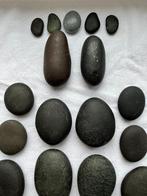 Set (A) basaltstenen voor hotstone massage, Sport en Fitness, Massageproducten, Ophalen, Zo goed als nieuw, Hotstone