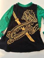 Ninjago Lloyd 2-delige t-shirt met afneembare cape 110 + 134, Kinderen en Baby's, Carnavalskleding en Verkleedspullen, Ophalen