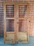 Oude grenen (cederhout) deuren uit oud herenhuis (Kortrijk), Verre, Enlèvement ou Envoi