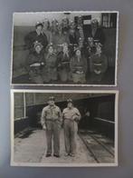 2 oude Foto Gevaert postkaarten van Mijnwerkers, Verzamelen, 1940 tot 1960, Ophalen of Verzenden, Foto, Zo goed als nieuw
