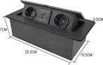 Pop-up Desk Power Outlet – 2 AC Sockets + 2 USB Ports, Enlèvement ou Envoi, Utilisé