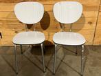Vintage keukenstoelen 2 stuks, Ophalen, Zo goed als nieuw