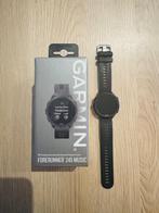 Garmin Forerunner 245 Music, Handtassen en Accessoires, Sporthorloges, Ophalen, Gebruikt, Hoogte, Zwart
