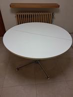 Ronde / ovale tafel, Huis en Inrichting, Tafels | Eettafels, Ophalen, Zo goed als nieuw, Rond
