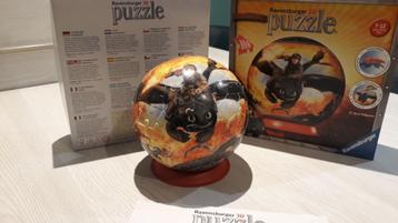 3D-puzzel - Drakenrijders