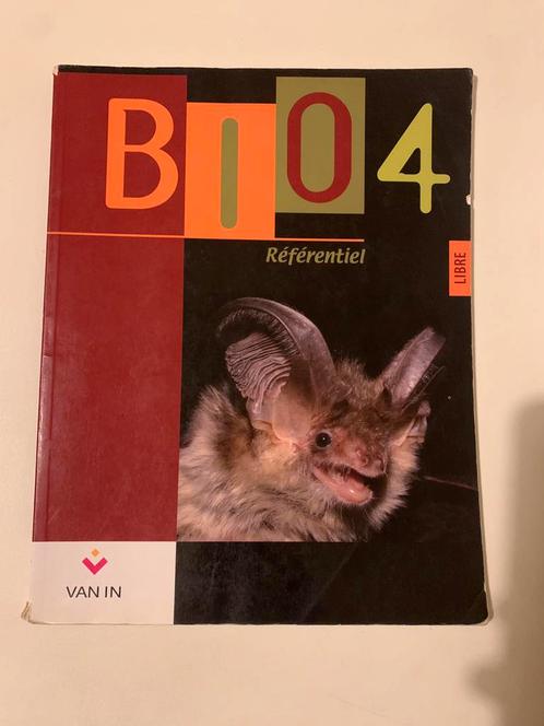 Bio 4 Référentiel - Ed. VAN IN en TBE, Livres, Livres scolaires, Biologie, Secondaire