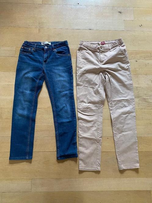 2 Levi’s jongensbroeken maat A14 (164), Kinderen en Baby's, Kinderkleding | Kinder-kledingpakketten, Zo goed als nieuw, Maat 164