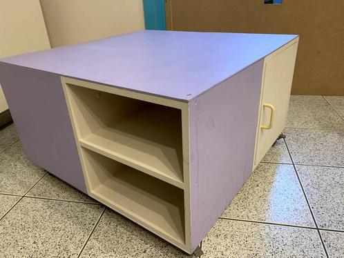 table de salon, Huis en Inrichting, Tafels | Salontafels, Gebruikt, Minder dan 50 cm, 50 tot 100 cm, 50 tot 100 cm, Vierkant, Ophalen