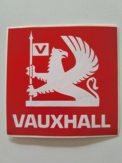 Vintage Sticker - Vauxhall - Mooie staat, Verzamelen, Stickers, Zo goed als nieuw, Auto of Motor, Ophalen of Verzenden