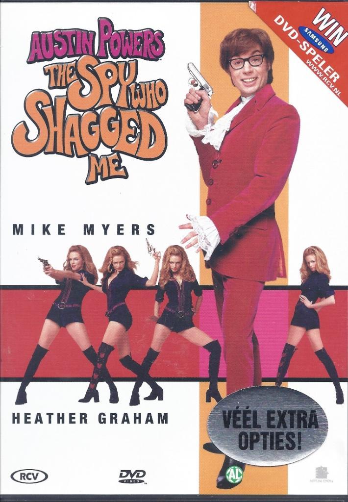 THE SPY WHO SHAGGED ME (KOMEDIE) DVD, Cd's en Dvd's, Dvd's | Komedie, Zo goed als nieuw, Actiekomedie, Boxset, Alle leeftijden