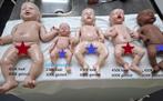 silicone reborn baby's uitverkoop, Verzamelen, Ophalen of Verzenden, Nieuw, Babypop, Levensecht of Reborn