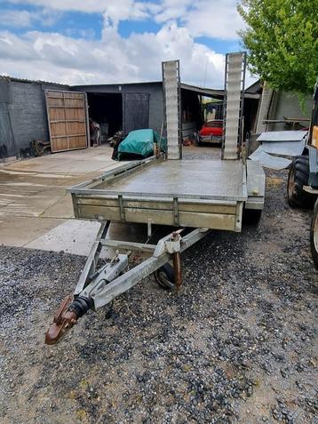 aanhangwagen-machinetransporter, Enlèvement