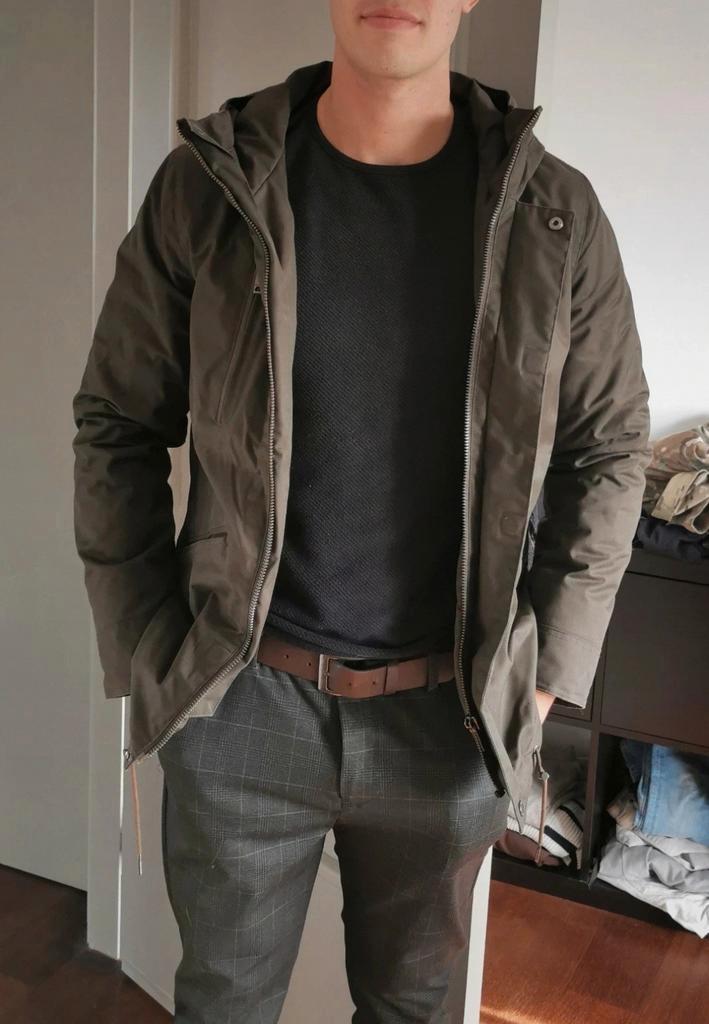 Echte Elvine Cornell Jacket - Army Green - perfect shape, Kleding | Heren, Jassen | Winter, Zo goed als nieuw, Ophalen of Verzenden