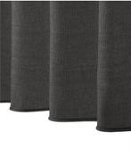 Gordijnen antraciet verduisterend, Huis en Inrichting, Stoffering | Gordijnen en Lamellen, Ophalen, Gebruikt