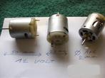 3 Moteurs électriques 12v continu pour modèles réduits, Hobby en Vrije tijd, Modelbouw | Radiografisch | Overige, Ophalen of Verzenden