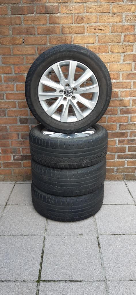 Aluminium velgen + banden 17", Auto-onderdelen, Banden en Velgen, Banden en Velgen, 17 inch, 235 mm, Ophalen