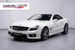 Mercedes-Benz SL 63 AMG Distronic Harman Kardon Bi-Xenon Sto, Auto's, Automaat, Zwart, Cabriolet, Wit