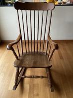 Houten schommelstoel, Ophalen, Gebruikt, Bruin, Hout
