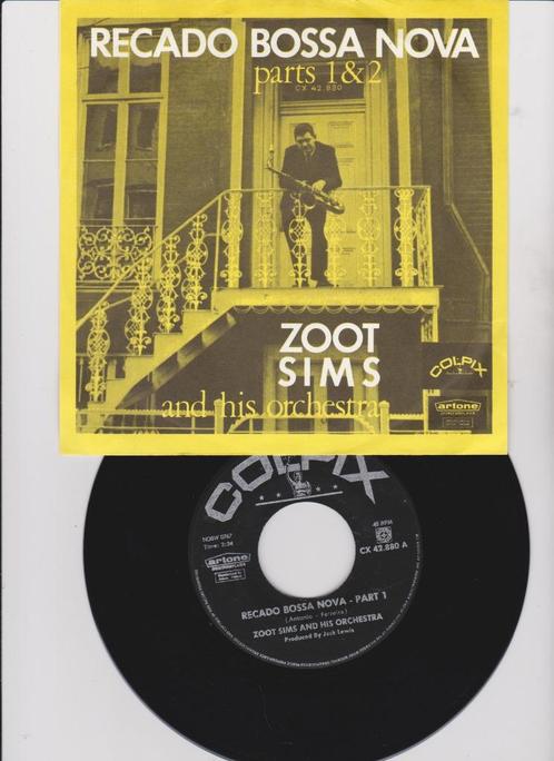 Zoot Sims - Recado Bossa Nova Parts 1 & 2   Bossa Nova  1962, Cd's en Dvd's, Vinyl Singles, Zo goed als nieuw, Single, Latin en Salsa