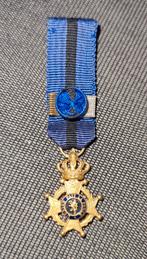 Miniatuur medaille grootofficier Leopold 2, Verzamelen, Ophalen of Verzenden