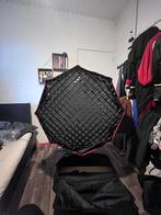 Set van 2 softboxen 110w met witte diffuser + bijenrooster, Audio, Tv en Foto, Ophalen, Zo goed als nieuw, Complete fotostudio